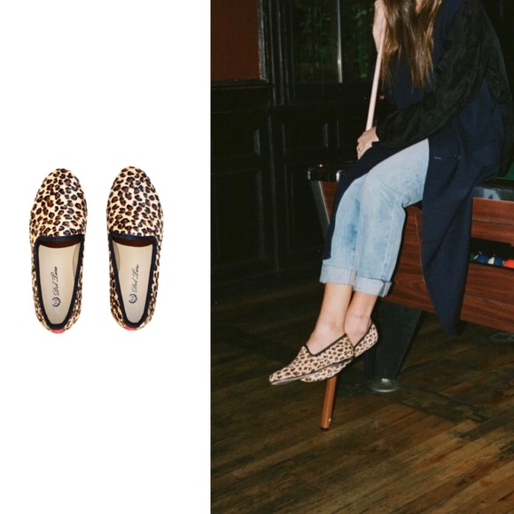 New Del Toro Women's Pony Hair Leopard Loafer, Handmade in Italy size 7 - Picture 6 of 6